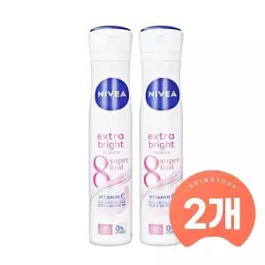 데오드란트 스프레이 엑스트라 브라이트 200ml (2개)