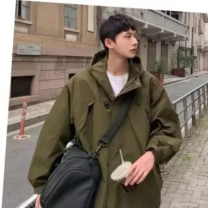 남자 여자 2컬러 커플 야상 후드 데일리 간절기 자켓