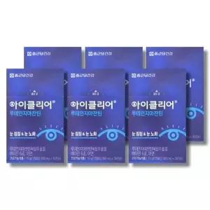 종근당건강 아이클리어 루테인지아잔틴 500mg 30캡슐 6박스 /wb