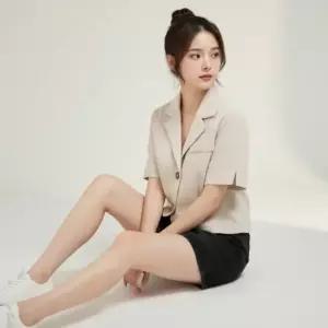 친절한탄씨 크롭 재킷 오피스룩 여성재킷 테일러드자켓 정장자켓