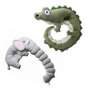 아꼬모베베 멜로디 바디필로우 짱구베개(악어,코끼리,공룡) 애착인형