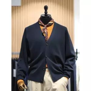 갤러리아 BON 그레이 밀라노 조직 하프 가디건 BN4FSW848