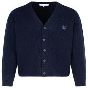 25SS 메종키츠네 가디건 NM00501KT1093P476 NAVY DOM
