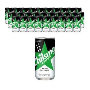 [롯데칠성] 칠성사이다 제로, 210ml, 30캔