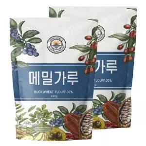 메밀 가루 100% 순메밀 분말 500g+500g(1kg)특가
