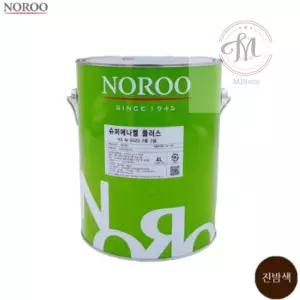 만트라샵 슈퍼에나멜 플러스 진밤색 유광 4L 목재페인트 실내용페인트