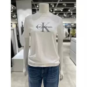 [파주점][Calvin Klein Jeans][CK진]여성 모노그램 로고 반팔 티셔츠 47B865G-YAA