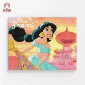 [아트박스]/하비스스퀘어 디즈니 캔버스형 자스민과 마법양탄자 40x50