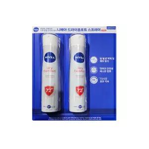 코스트코 니베아 데오드란트 스프레이 드라이 콤포트 200ml x 2개