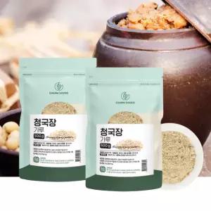 국산 청국장 가루 분말 국내산콩 바실러스균 식이섬유 500g, 2개