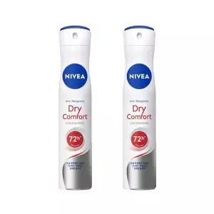니베아 데오드란트 스프레이 드라이 콤포트 파우더향 200ml X 2개