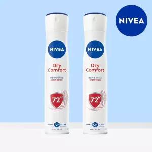 니베아 데오드란트 스프레이 드라이콤포트 200ml 2개