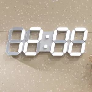 플라이토 와이파이 인테리어 3D LED 벽시계 38cm 퓨어