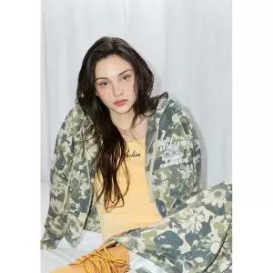 에고이스트 CAPSULE LINE프린트 포인트 후드 집업 ES2CZ560 1082510