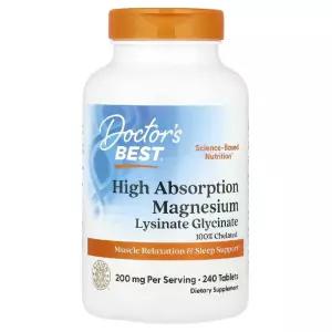 닥터스베스트 고흡수 킬레이트 마그네슘 200mg(1정당 100mg) 240정