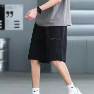 캐주얼바지 캐주얼 남성 밴딩 폴리 썸머 반바지