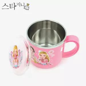시크릿쥬쥬 뚜껑컵 스텐컵 아동 캐릭터 유아 핑크 물컵 쥬스컵 파티컵 스타지니 도로잇