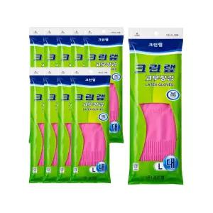 크린랩 고무장갑 대 10개