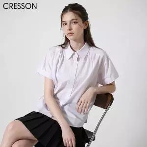 [크레송(CRESSON)] 백슬릿 셔츠 블라우스(택가격: 198000원)