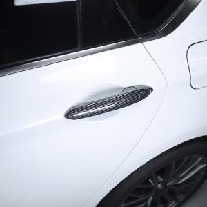 Genesis G80 DH 2015-2020 LHD ABS 자동차 외부 도어 핸들 손잡이 프레임 보울 커버 트림  8pcs