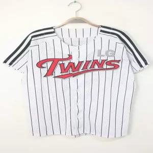 LG Twins 엘지트윈스 야구져지/반팔/봉중근 마킹 유니폼 구제 중고 프로야구 캐주얼 남성용 M 95