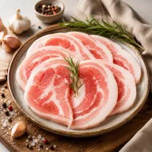 듀록 냉동 꽃삼겹살 구이용 삼겹살 바비큐용 고소한 마블링 1kg 2팩 (팩 당 500g)