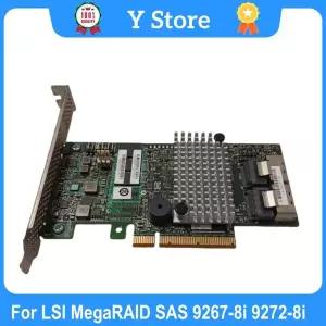 Y 스토어 LSI MegaRAID SAS 9267-8i 9272-8i 스마트 어레이 6GB 512M 캐시 어레이 카드 컨트롤러 카드 LSI9