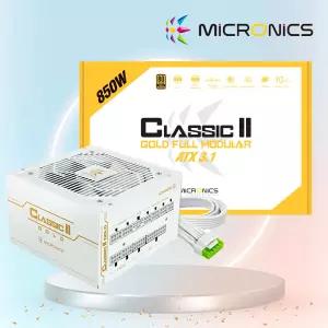 마이크로닉스 Classic ii 850W 80PLUS 골드 풀모듈러 ATX3.1 파워서플라이 화이트