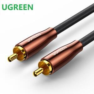 UGreen AV155 동축 Spdif 오디오 발열 서브우퍼 RCA Lotus 케이블 비디오 신호 75 Ohm 라인