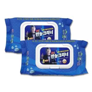 동성 만능크리너 100매 캡형 10개 청소 포 기름때 찌든때 물티슈 주방