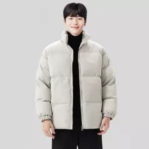 남성 숏 푸퍼 오버핏 패딩 점퍼