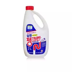 펑크린 배수구 청소 배수관 2리터 하수구 클리너 뚫어뻥 액체 싱크대 변기 세정제