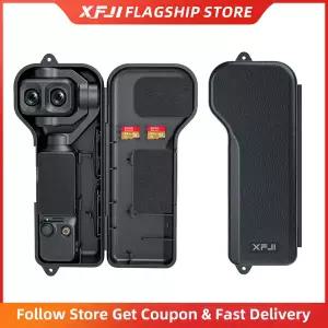 dji 호환 오즈모 포켓 4P용 XFJI 하드 보호 케이스 전체 바디 커버 카메라 렌즈 및 스크린 필름 퀵 릴리즈