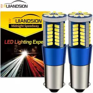 2Pcs BA9S BAX9S H21W BAY9s T10 W5W 12V-24V LED 자동차 후진 조명 주차 번호판 돔 패널 램프 2700K 6000K