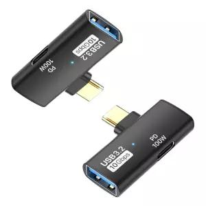USB3.2 A to C타입 10Gbps 2in1 젠더 T자형 GD18