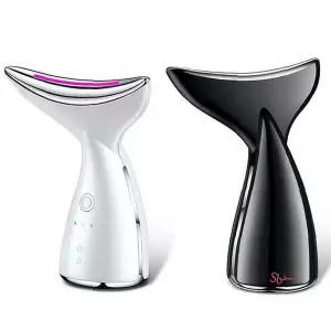 초음파마사지기 LED 목 진동 얼굴 리프팅 고주파 목리프팅mno094