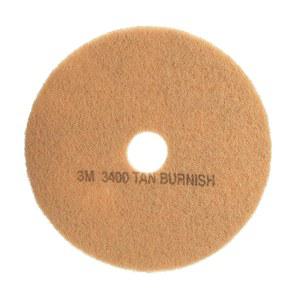 3M 번싱 플로어 패드 3400, Tan, 20인치