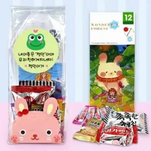 유아 창의 활동 행사용 워터 색칠 북 세트 구성 간식 포장 주전부리 모음 어린이집