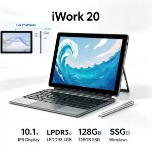10.1인치 4GB LPDDR3 RAM ROM iWORK 20 Windows 10 Intel R Core TM N4020 CPU 쿼드 코어 1.10GHz