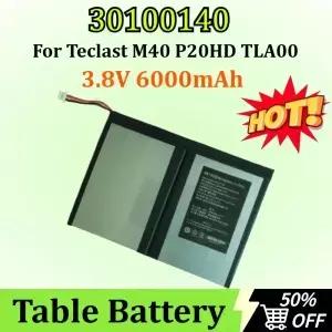 Teclast M40 P20HD TLA007 고용량 배터리용 새로 업그레이드된 30100140 3.8V 6000mAh 테이블