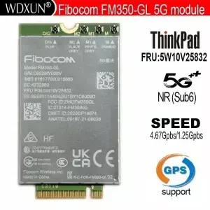 FM350GL 5G 모듈 씽크패드 T14s X13 Gen3 X1 카본 10세대 요가 P1 익스트림 노트북 5W10V25827 5W10V25832