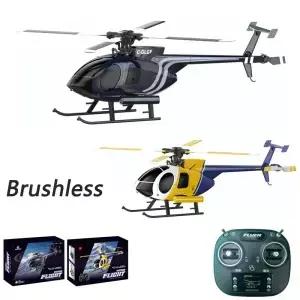 K300 2.4G RC 헬리콥터 스케일 비행기 버드 모델 브러시리스 6축 자이로 광학 흐름 포지셔닝 6CH 360° 롤