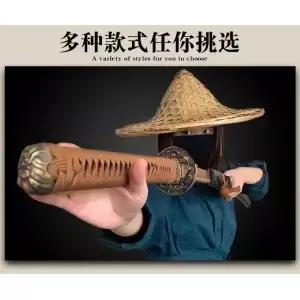 일본 사무라이 카타나 와키자시 훈련용 검 2개 세트 로즈우드/웬지우드 블레이드 래커 처리된 단단한 목재