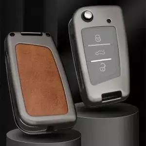 폭스바겐 골프 7 MK7 티구안 TPU 쉘 폴딩키 케이스 커버 시트 아테카 레온 FR 이비자 스코다 옥타비아