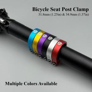 1개 알루미늄 자전거 싯포스트 클램프 - 31.8mm 34.9mm 직경 27.2/28.6/30.4/30.8/30.9/31.6mm에 적합 샌드