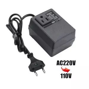 스텝다운 단상 여행용 EU 플러그 전압 변환기 200W 변환 변압기 AC 220V에서 110V로