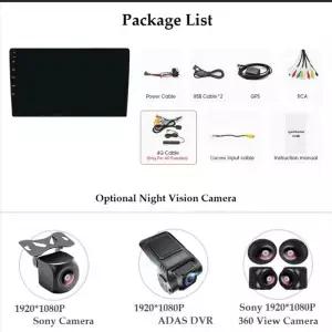 차량용 라디오 멀티미디어 플레이어 안드로이드 오토 카플레이 헤드 유닛 가격 차이 주문 DVD JJW