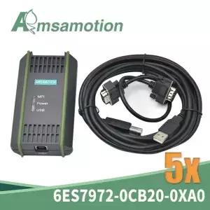 Siemens S7300 MPI 다운로드 PC 어댑터 SIMATIC 6ES7 9720CB200XA0 USBMPI/DP/PPI 네트워크용 프로그래밍