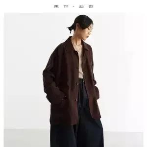 여성용 린넨 셔츠 재킷 루즈핏 스타일리시 탑 2026년 봄/여름 신상품
