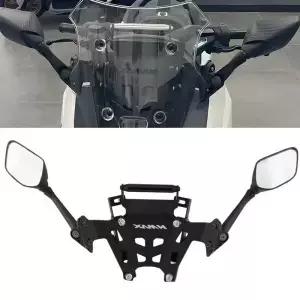 야마하 호환 NMAX155 NMA X 155 V3 2025용 오토바이 백미러 전방 이동 브래킷 후방 미러 윈드실드 홀더